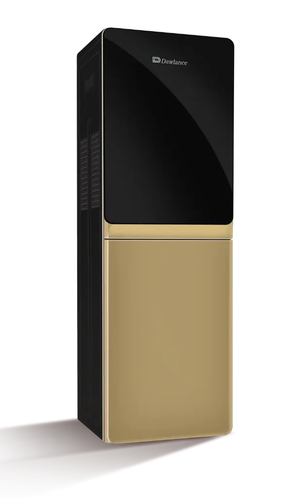 1051 Glass Door Champagne With Refrigerator [Brand Dawlance] For order please WhatsApp