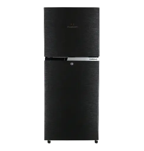 [Dawlance] REF 9173 CHROME HAIRLINE BLACK Double Door Refrigerator [Brand Dawlance] For order please WhatsApp size:M