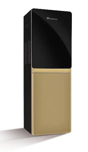 1051 Glass Door Champagne With Refrigerator [Brand Dawlance] For order please WhatsApp